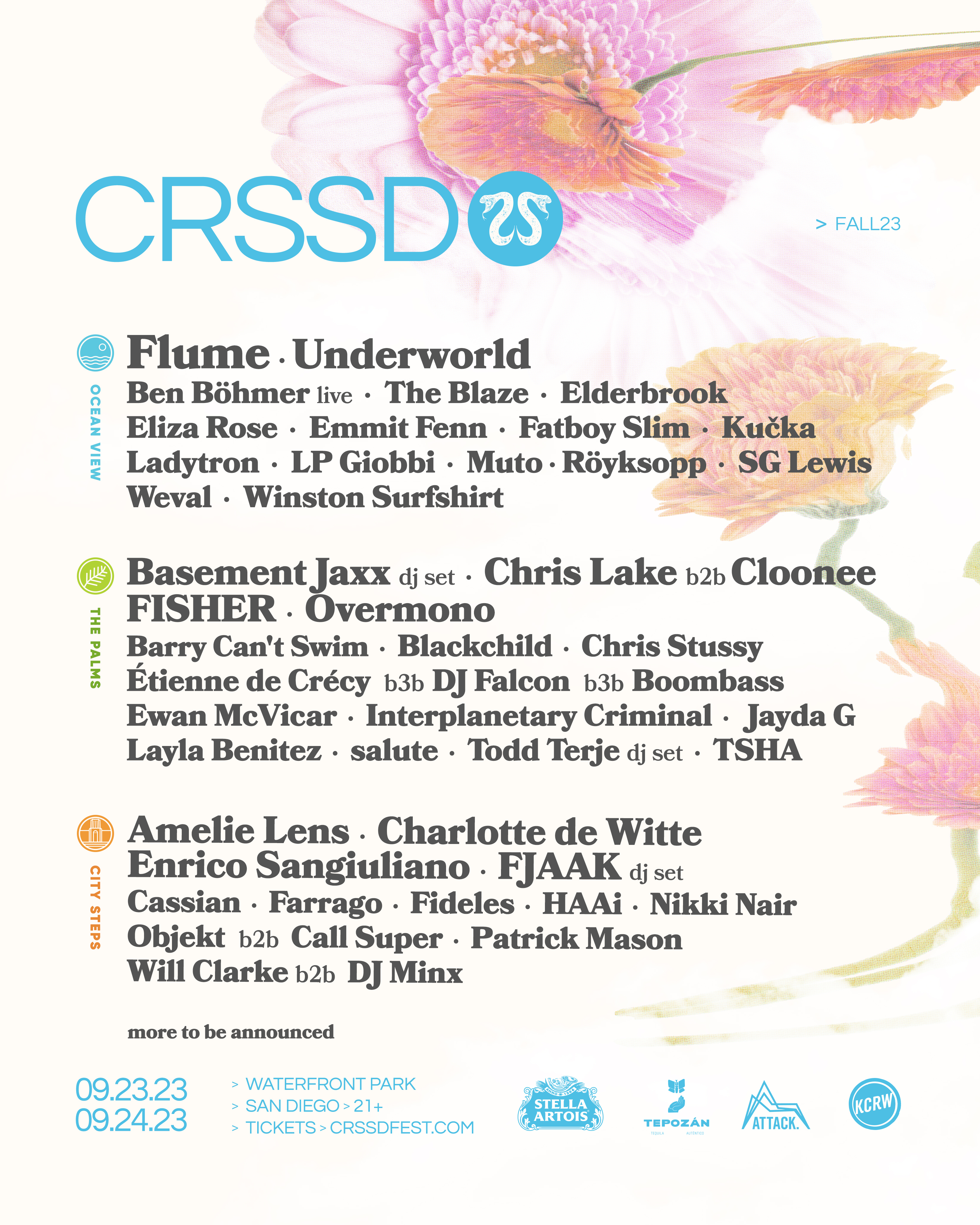 CRSSD Releases Set Times for Fall 2023 Edition – Premier EDM