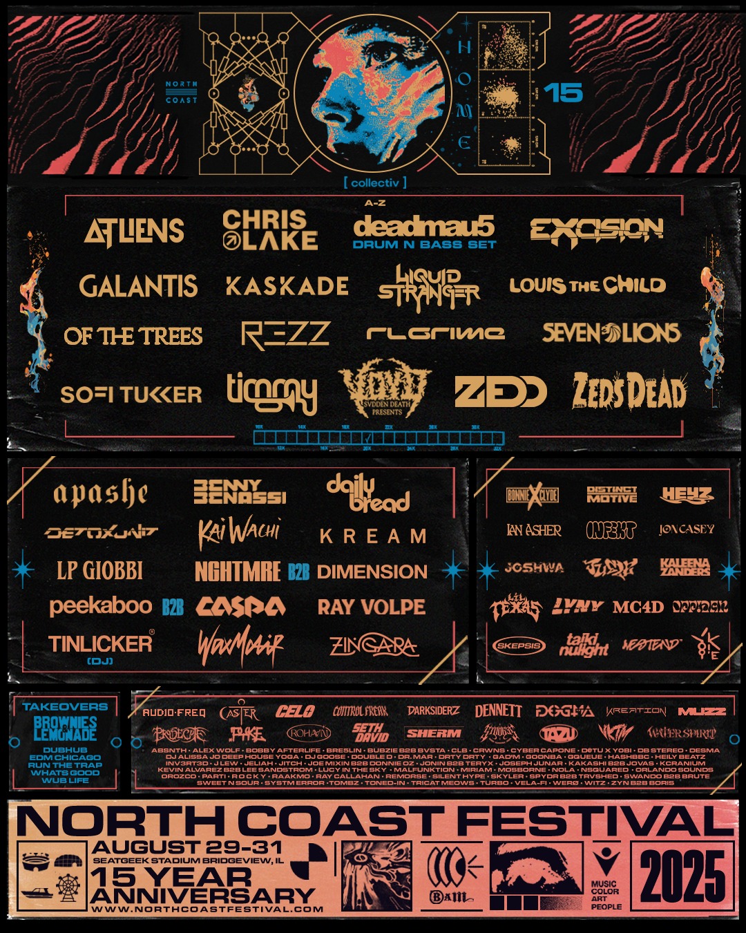 North Coast Music Festival Drops Set Times For 2025 Premier EDM north-coast-music-festival-drops-set-times-for-2025-premier-edm
